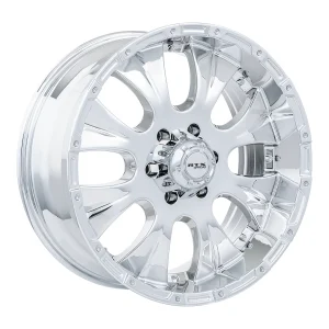 RTX Wheels – Crawler – Chrome – 17″x8″ 20mm – Summer Wheels – 081349